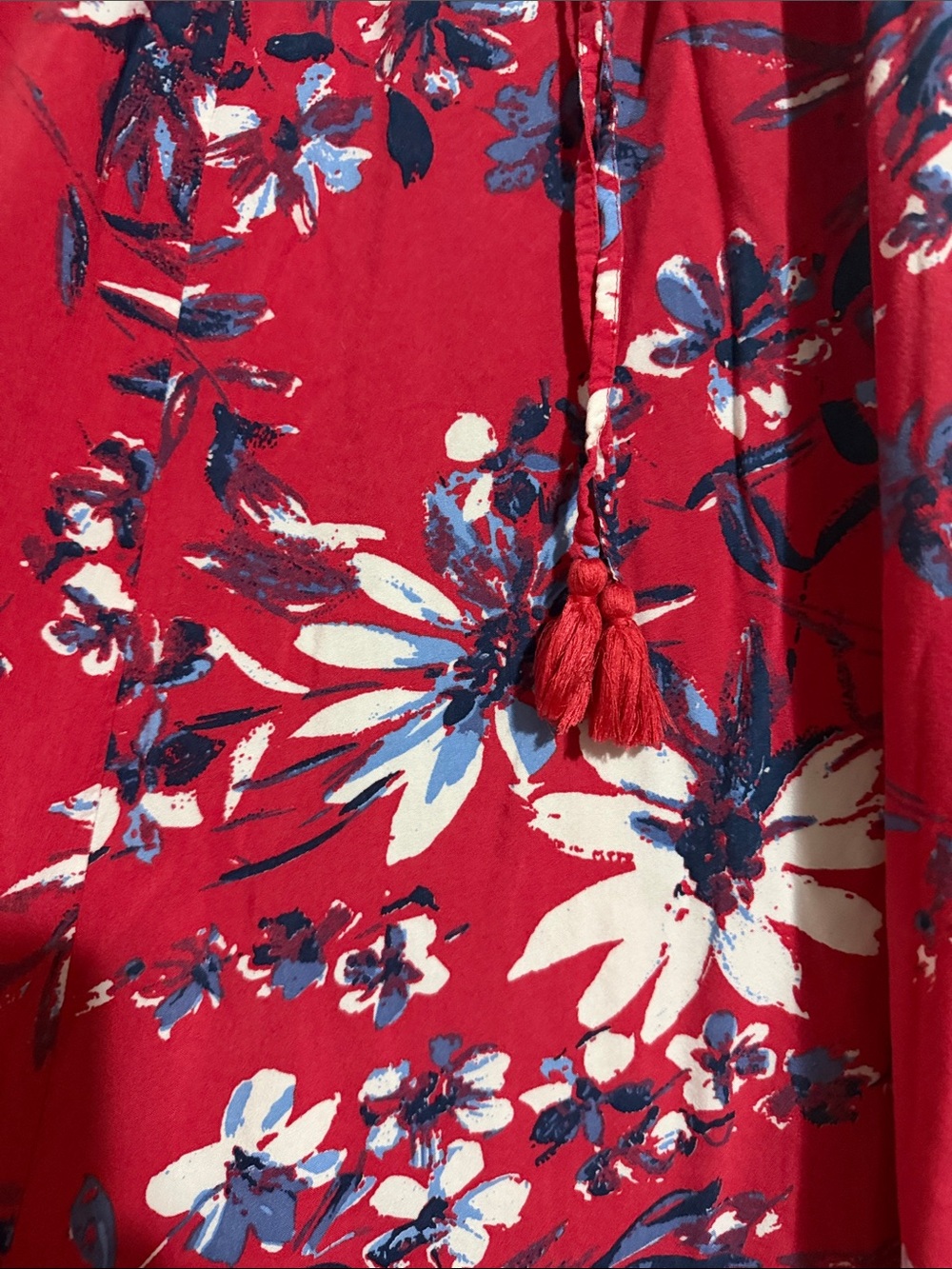 Bright Floral Strapless Maxi Dress - Picture 5 of 8